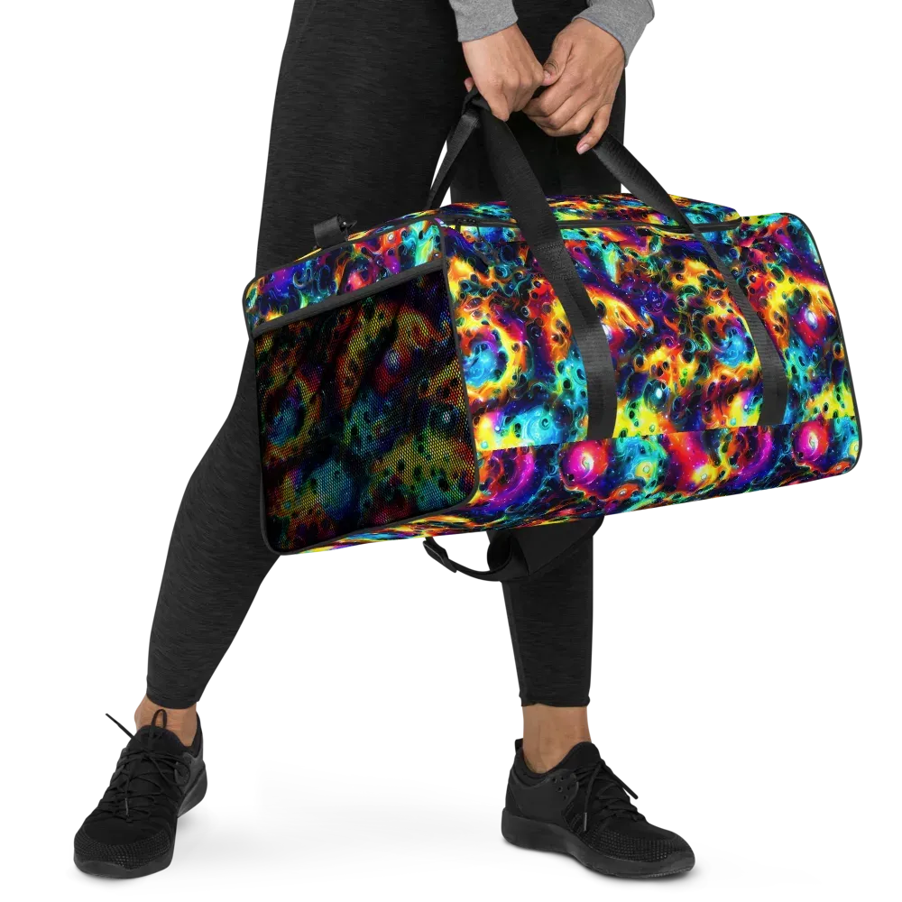 The Chromatic Tide on Duffle Bag — Right Front
