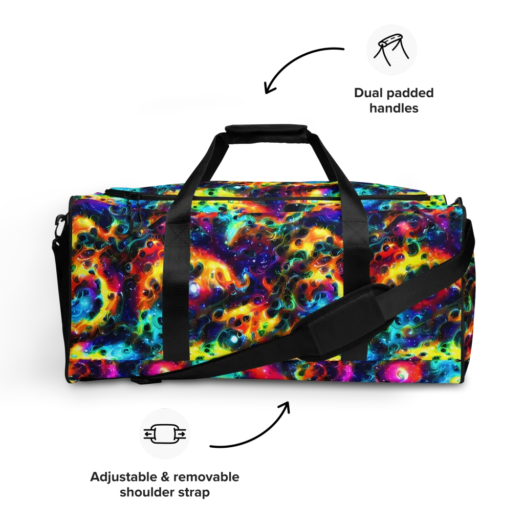 The Chromatic Tide on Duffle Bag — Front