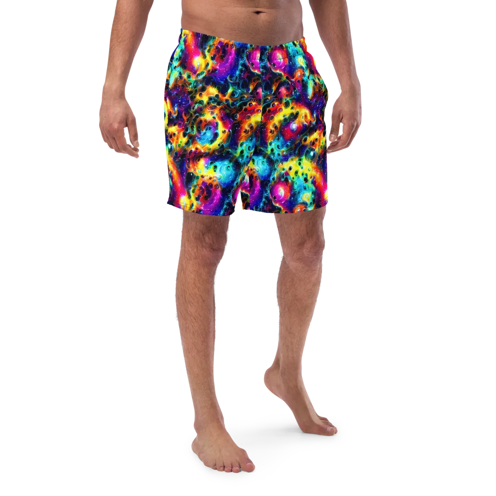 The Chromatic Tide on Swim Trunks — Front