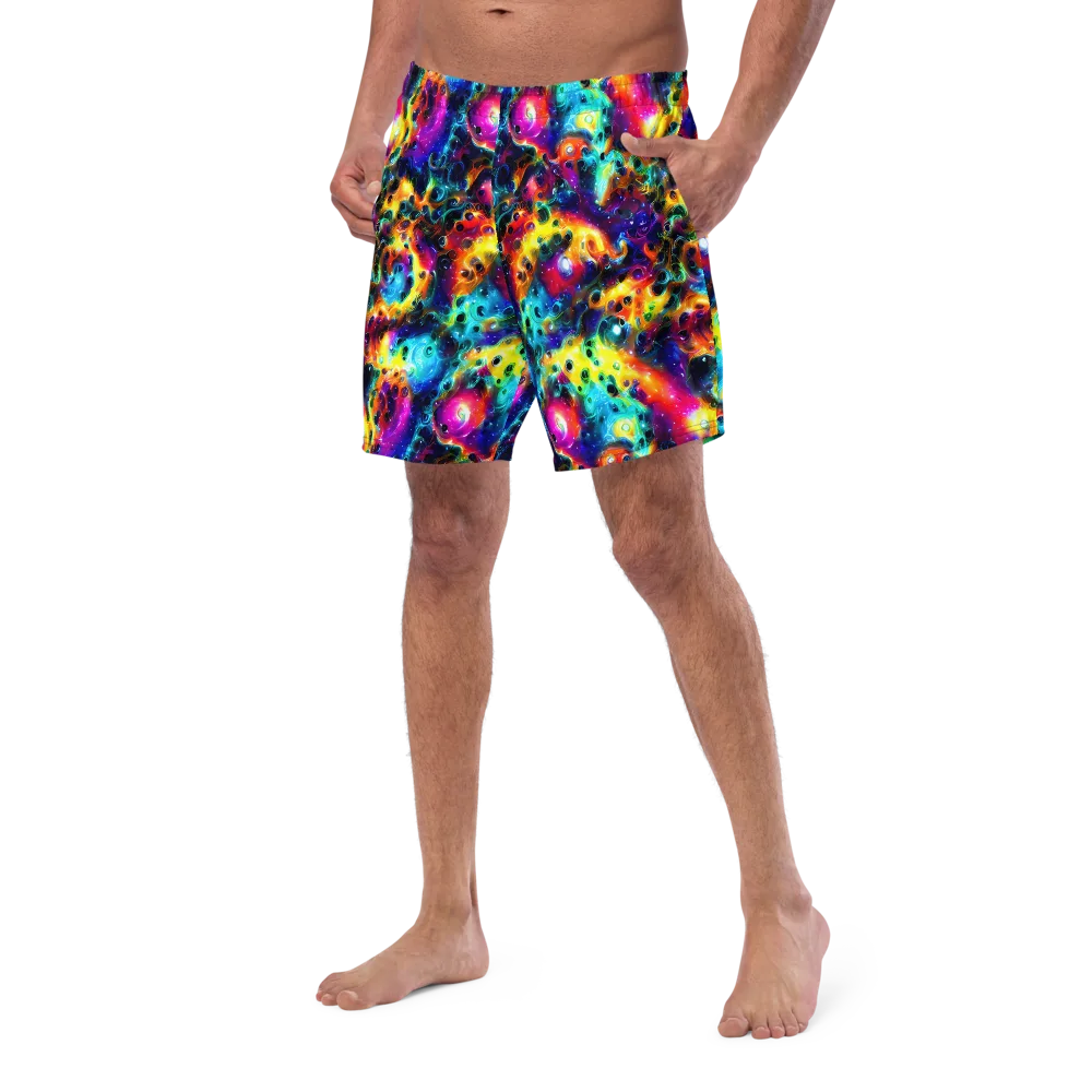 The Chromatic Tide on Swim Trunks — Left Front