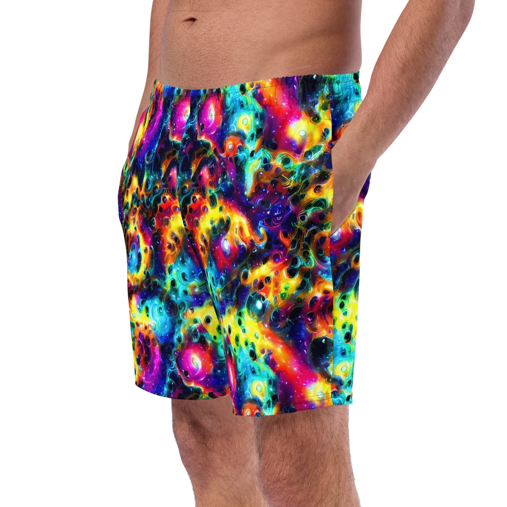 The Chromatic Tide on Swim Trunks — Left Front