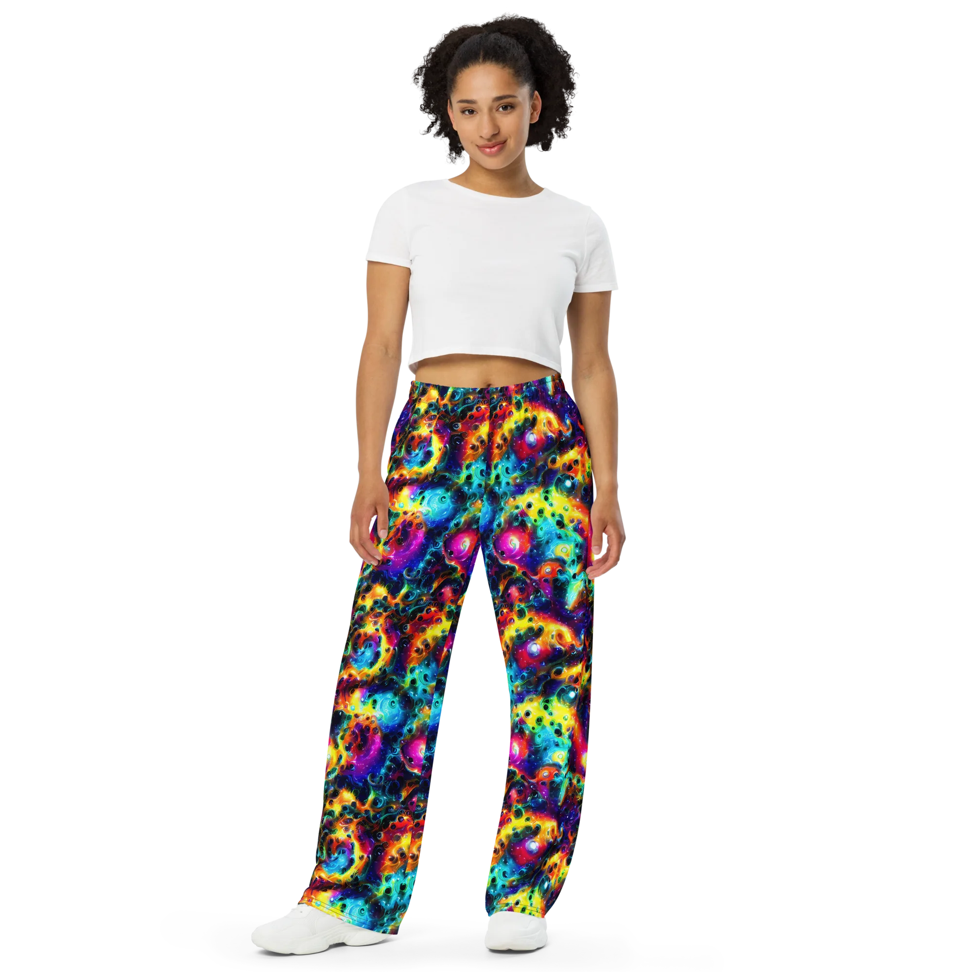 The Chromatic Tide on Wide-Leg Pants — Front
