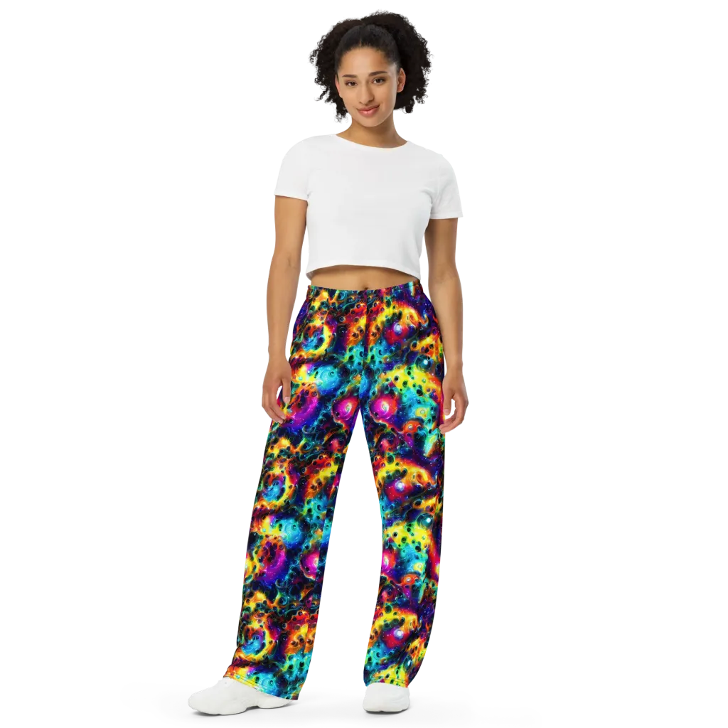 The Chromatic Tide on Wide-Leg Pants — Front