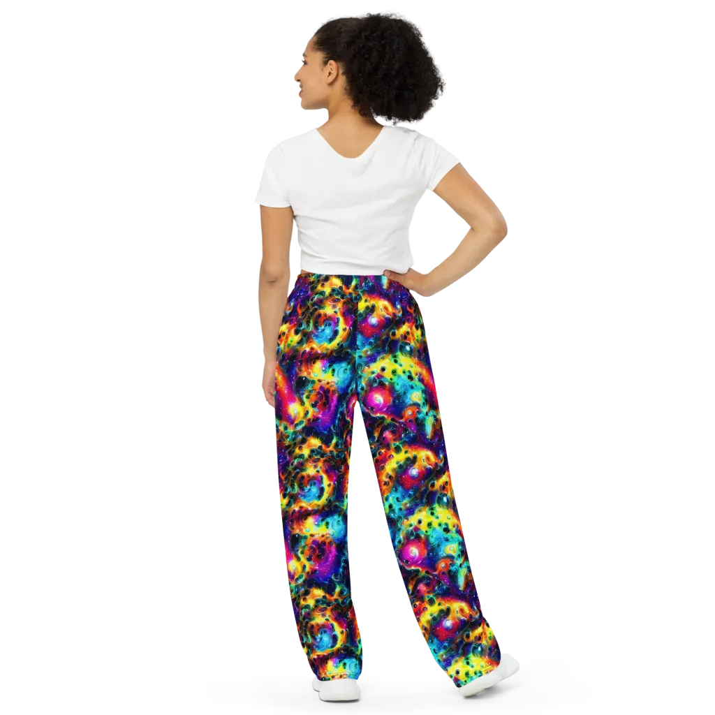The Chromatic Tide on Wide-Leg Pants — Back