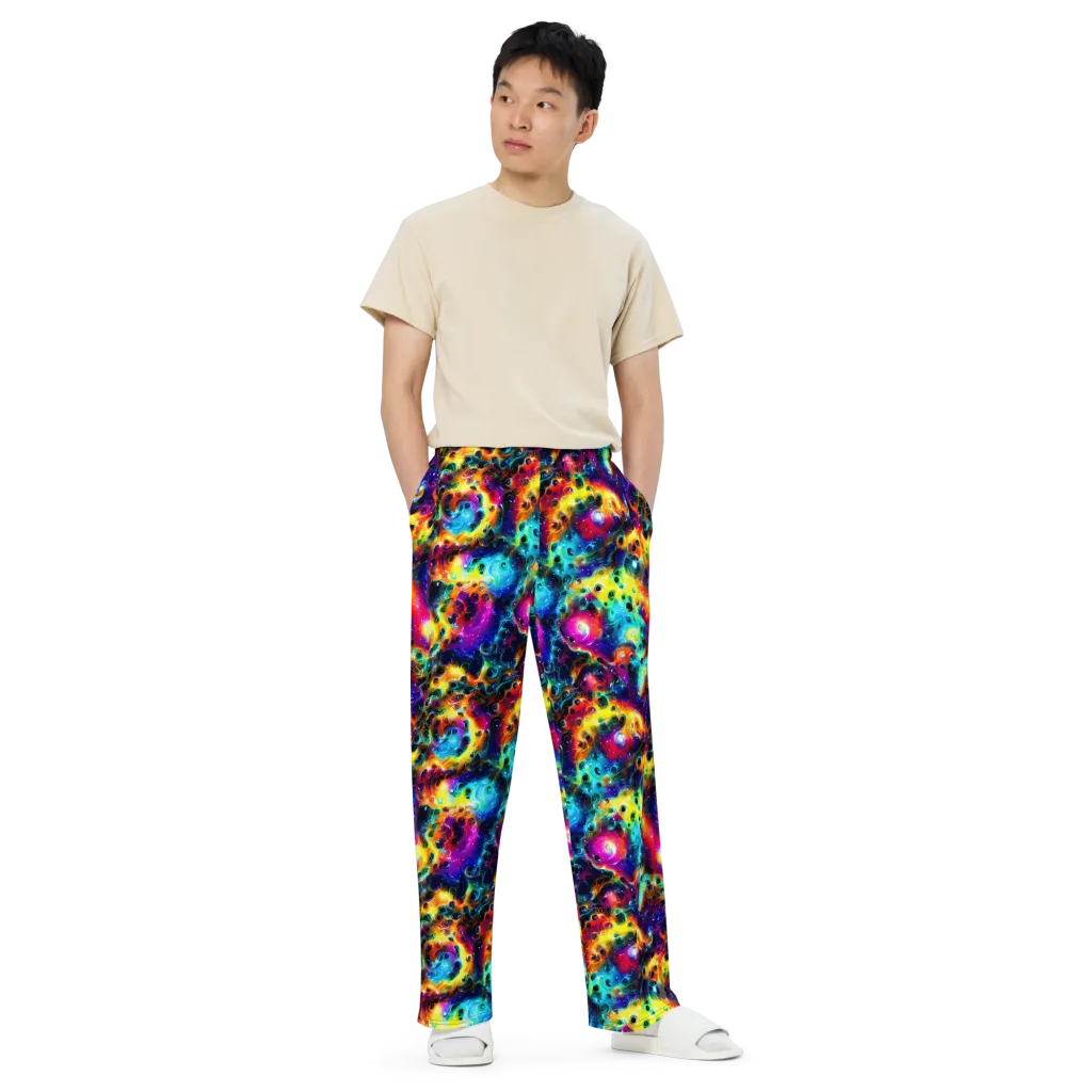The Chromatic Tide on Wide-Leg Pants — Front