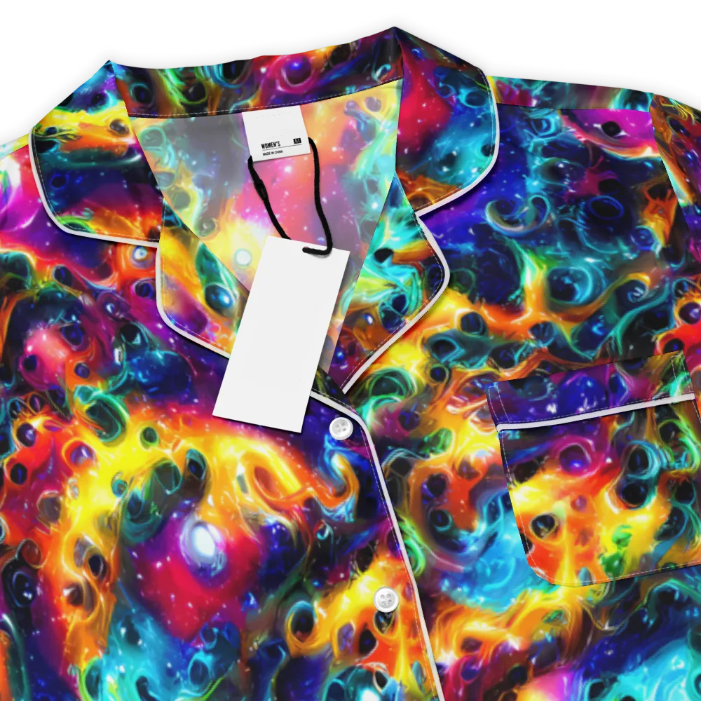 The Chromatic Tide on Women's Short Sleeve Pajama Top — Product details
