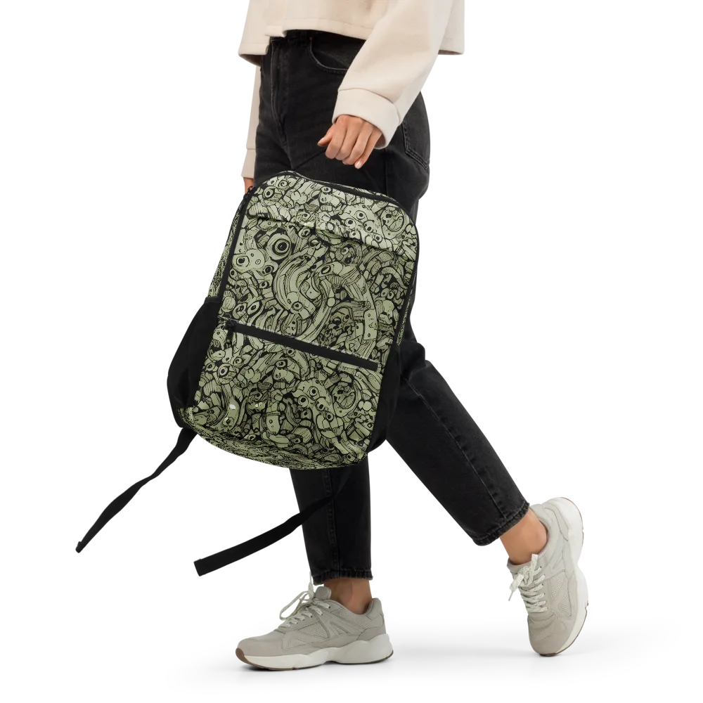 Olive Oddities on Utility Backpack — Front