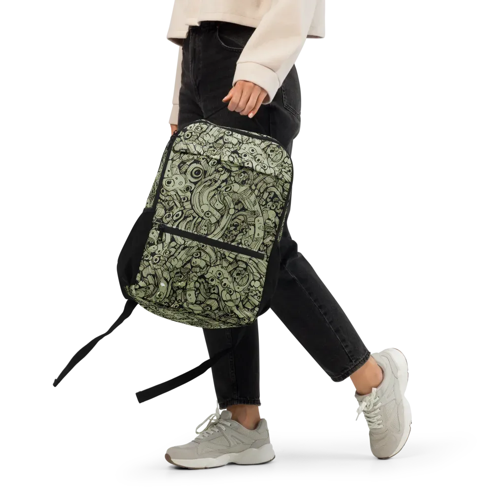 Olive Oddities on Utility Backpack — Front