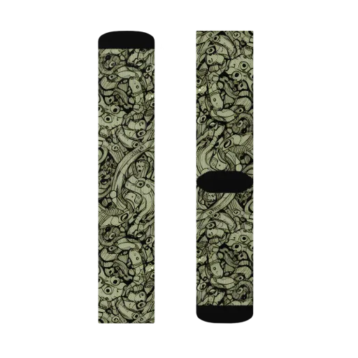 Olive Oddities on a Socks
