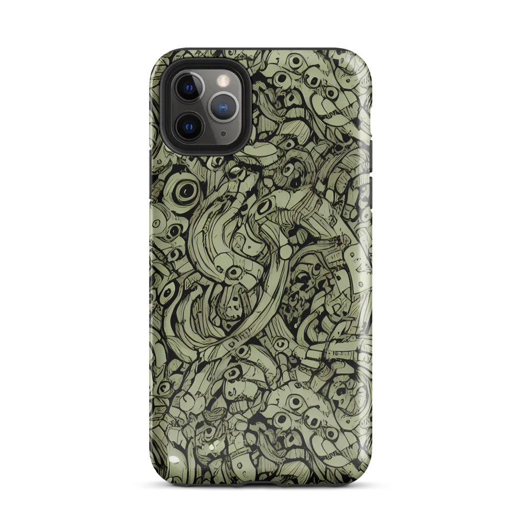 Olive Oddities on Tough Case for iPhone® — Front