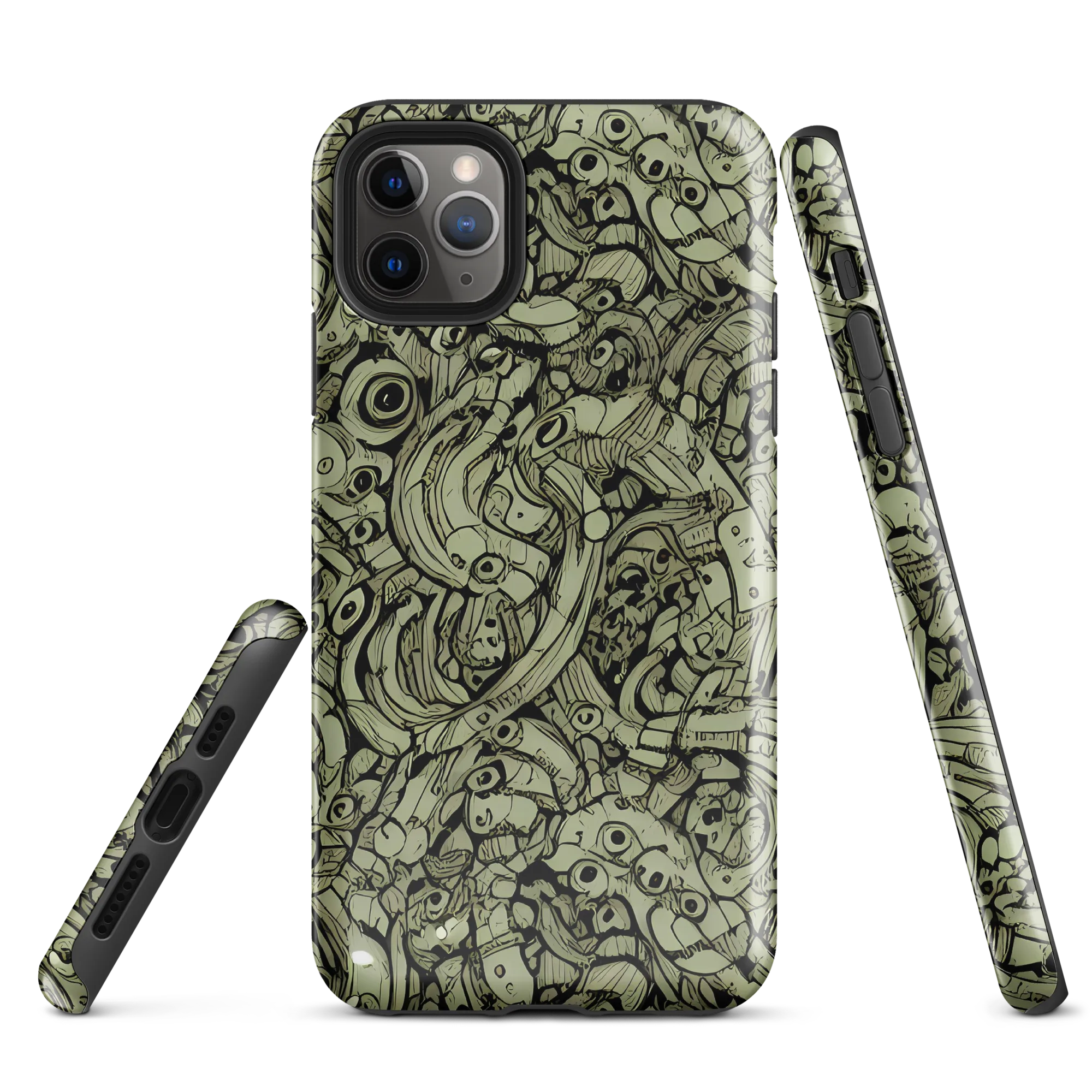 Olive Oddities on Tough Case for iPhone® — Front