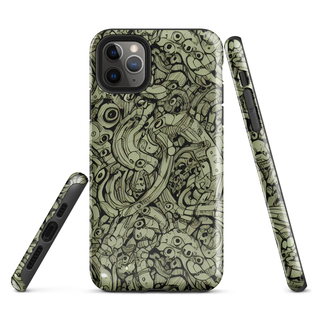 Olive Oddities on Tough Case for iPhone® — Front