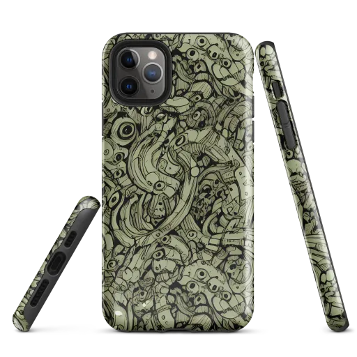 Olive Oddities on a Tough Case for iPhone®