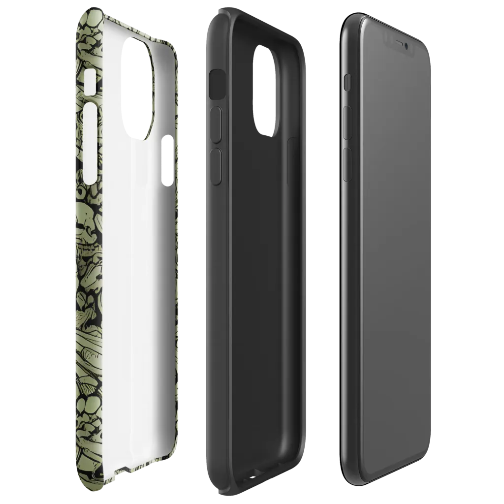 Olive Oddities on Tough Case for iPhone® — Right
