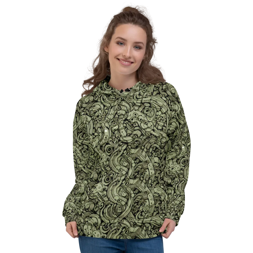 Olive Oddities on Hoodie — Front