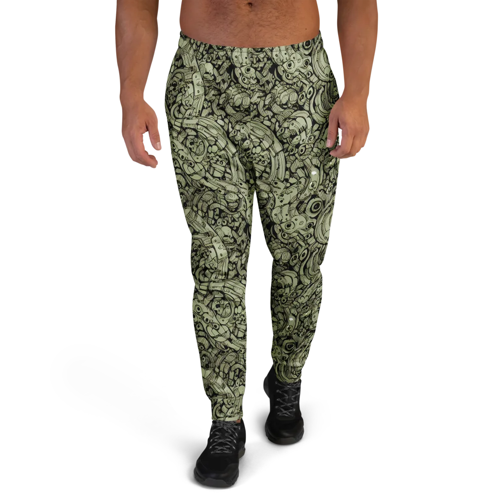 Olive Oddities on Men's Joggers — Front