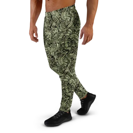 Olive Oddities on a Men's Joggers