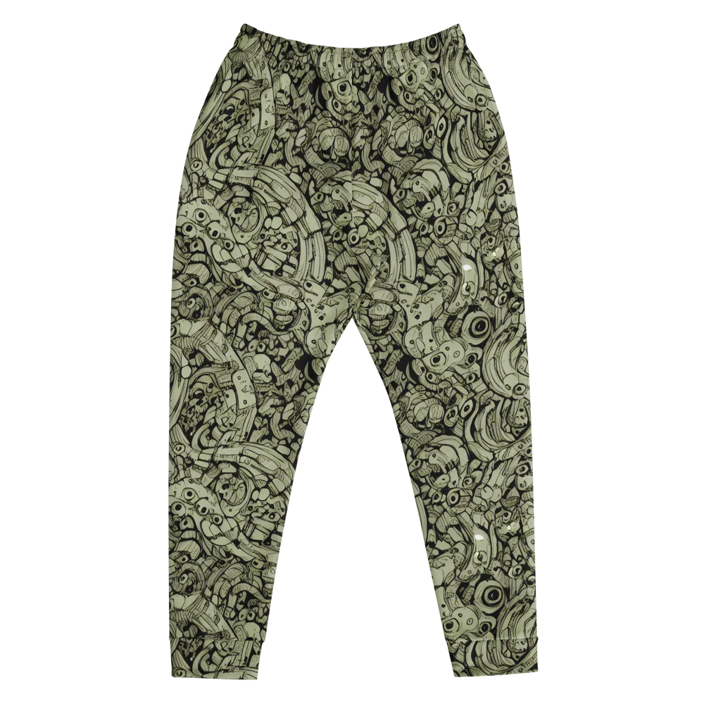 Olive Oddities on Men's Joggers — Front