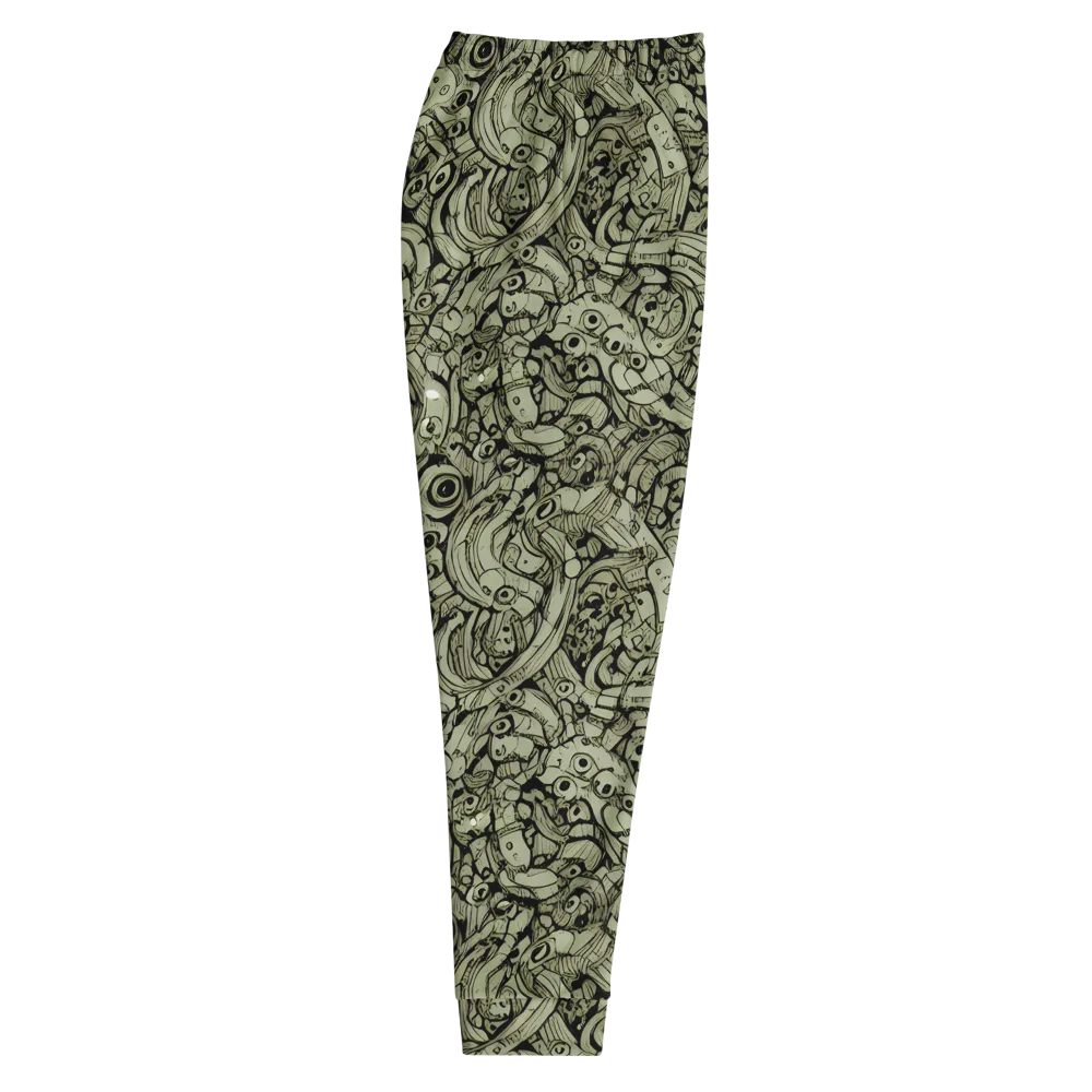 Olive Oddities on Men's Joggers — Right
