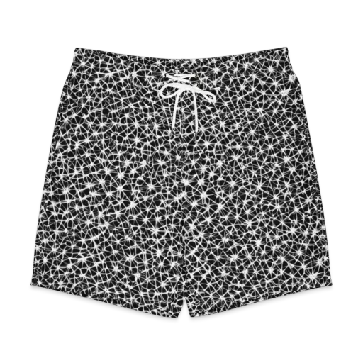 Ink Web on a Men's Board Shorts