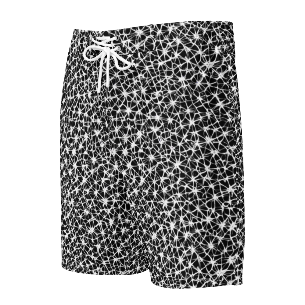 Ink Web on Men's Board Shorts — Front