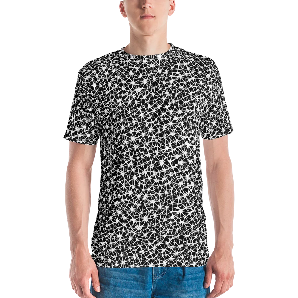 Ink Web on Men's Crew Neck T-Shirt — Front