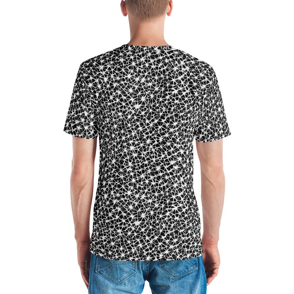 Ink Web on Men's Crew Neck T-Shirt — Back
