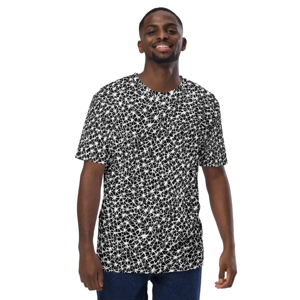 Ink Web on Men's Crew Neck T-Shirt — Front