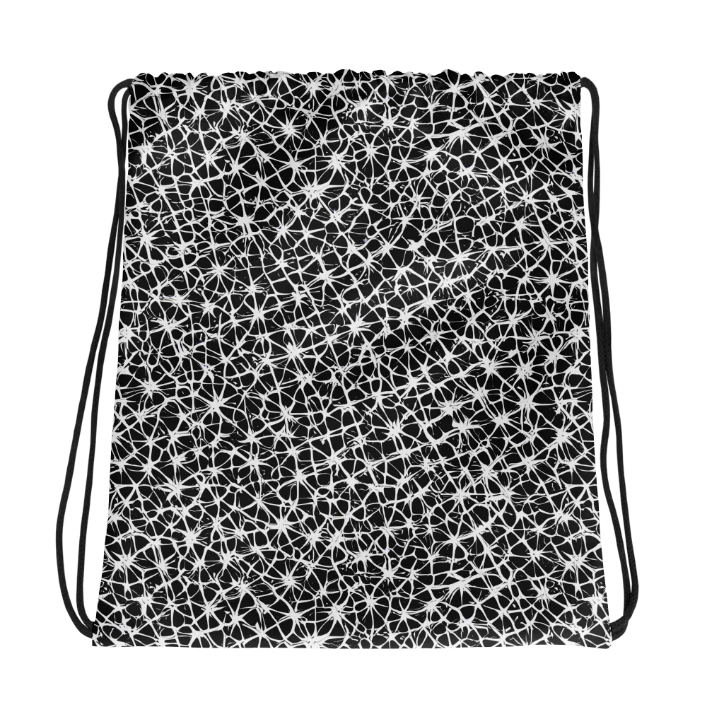 Ink Web on Drawstring Bag — Photo