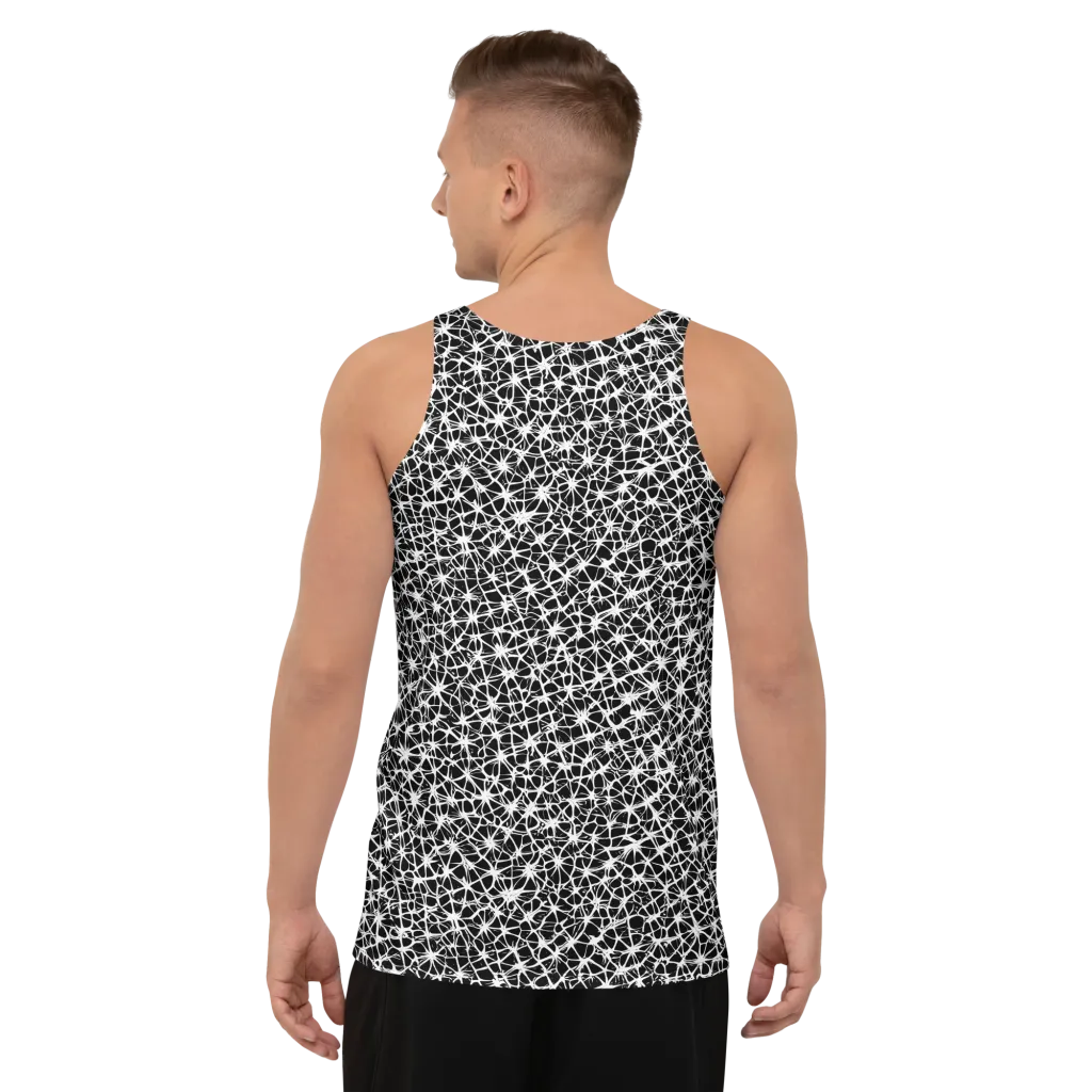 Ink Web on Men's Tank Top — Back