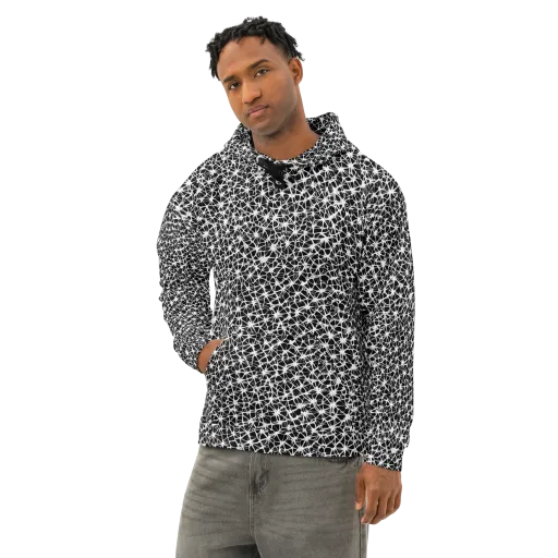 Ink Web on a Cotton Hoodie