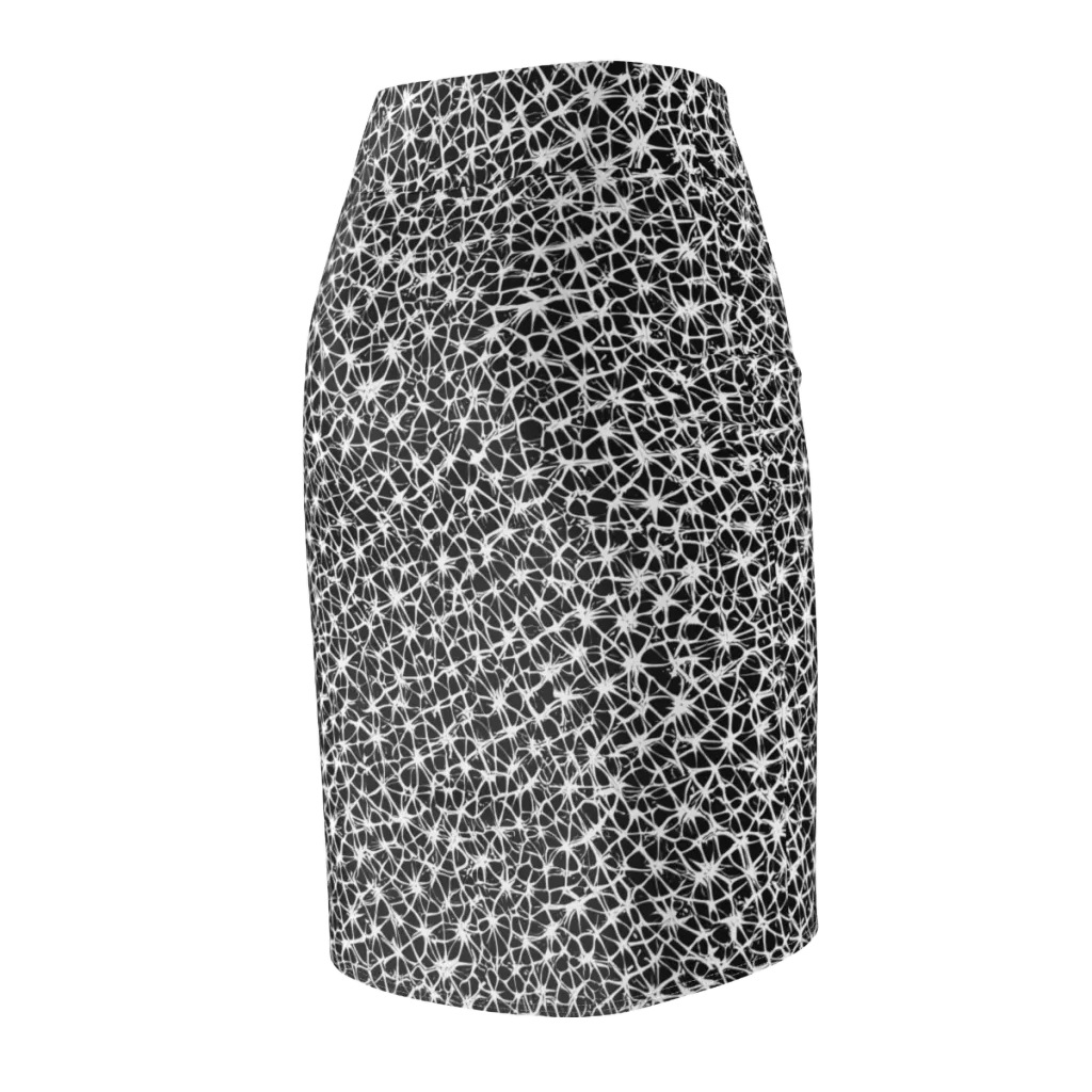 Ink Web on Pencil Skirt — Back Side