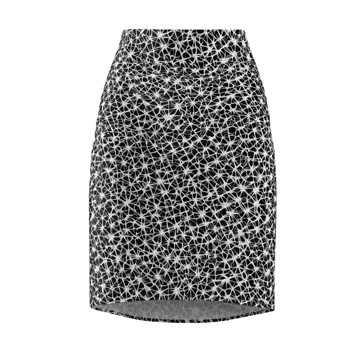 Ink Web on Pencil Skirt — Front