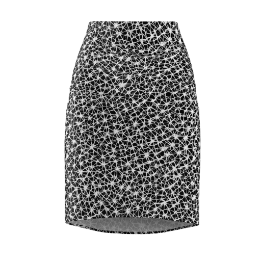 Ink Web on a Pencil Skirt