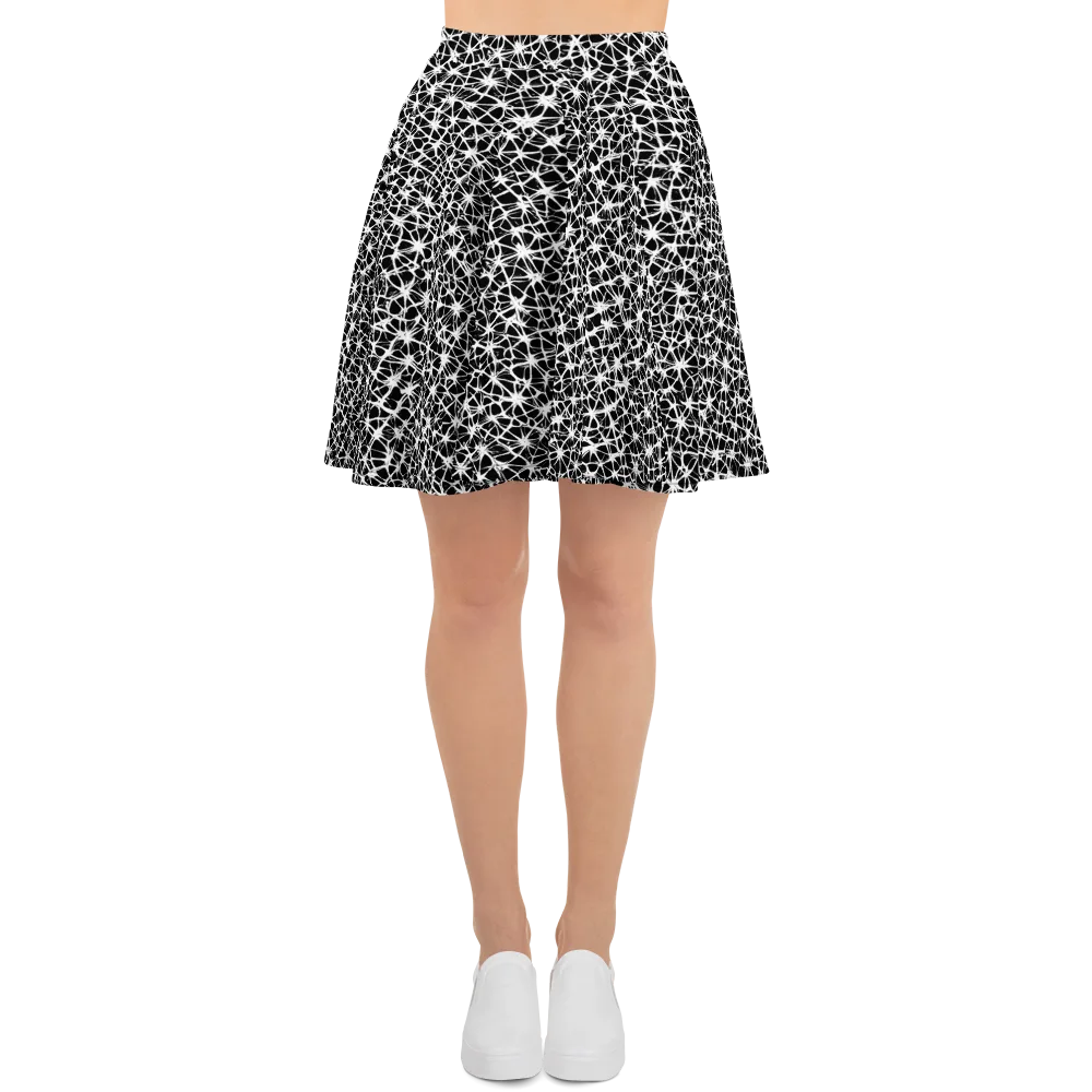 Ink Web on Skater Skirt — Front