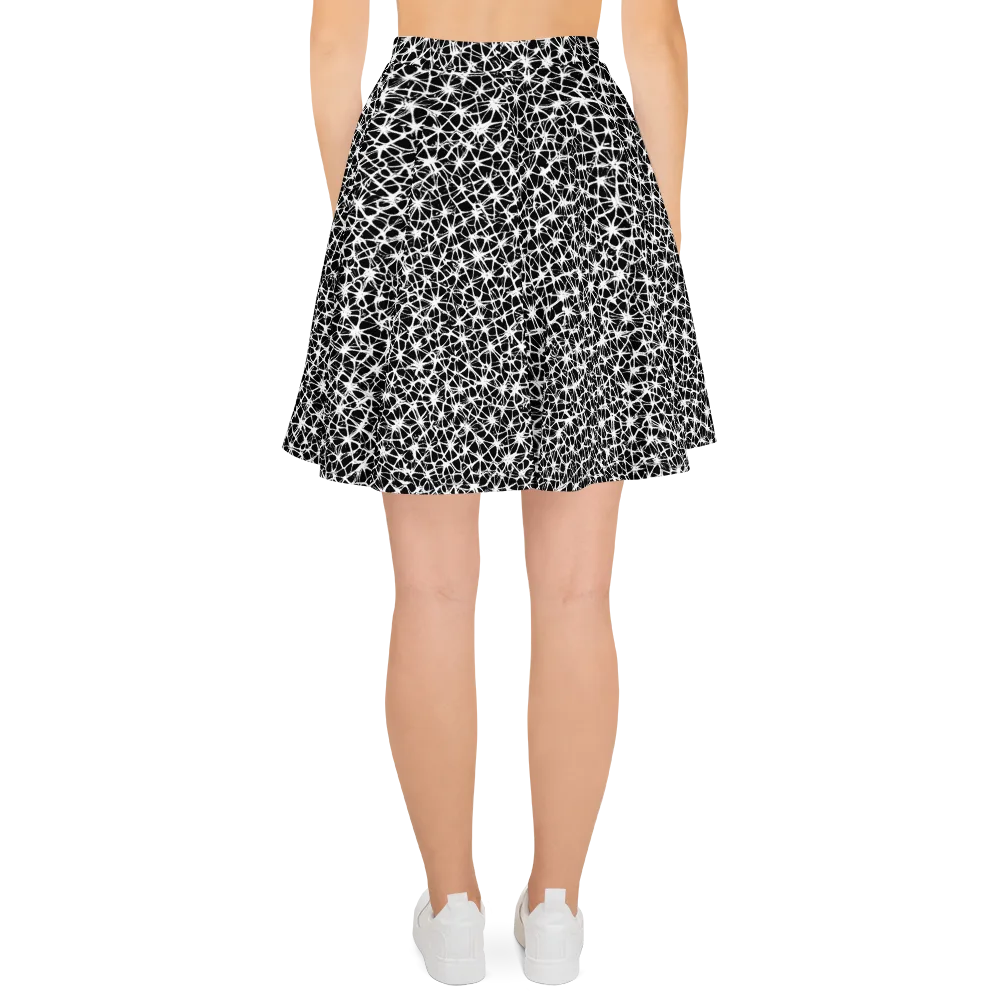 Ink Web on Skater Skirt — Back