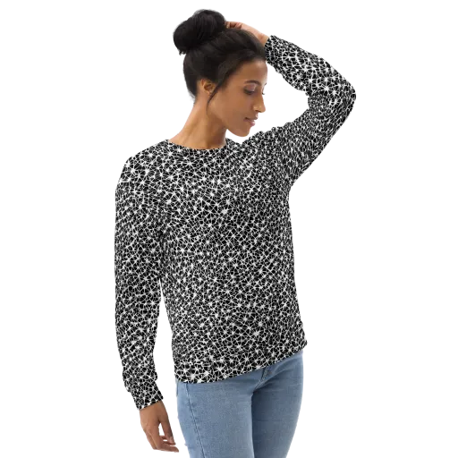 Ink Web on a Sweatshirt