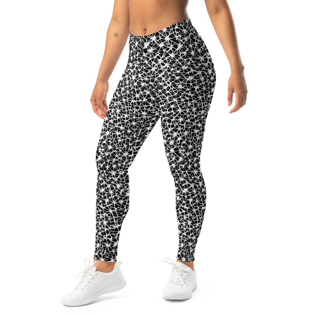 Ink Web on Leggings — Left Front