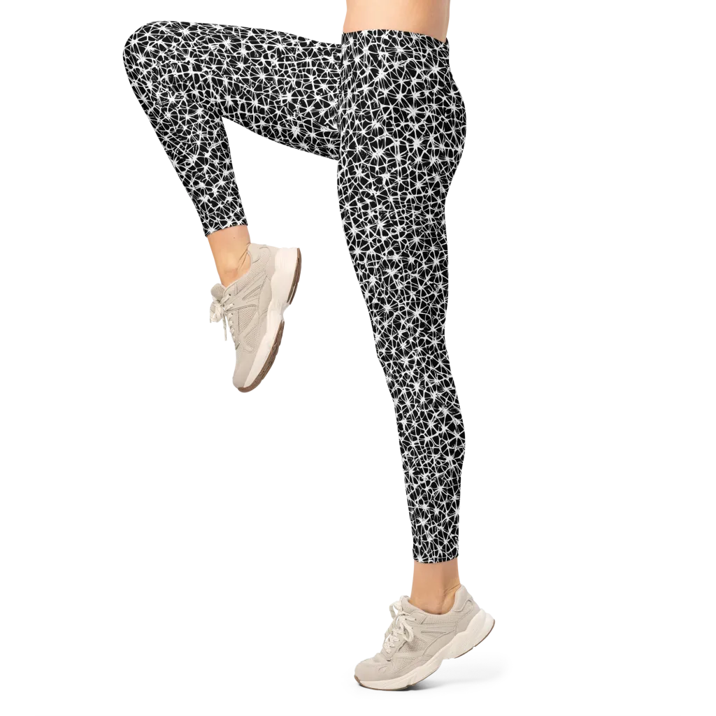 Ink Web on Leggings — Left
