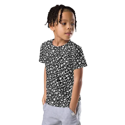 Ink Web on a Kids Crew Neck T-Shirt