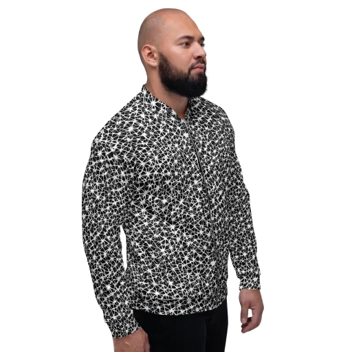 Ink Web on a Bomber Jacket