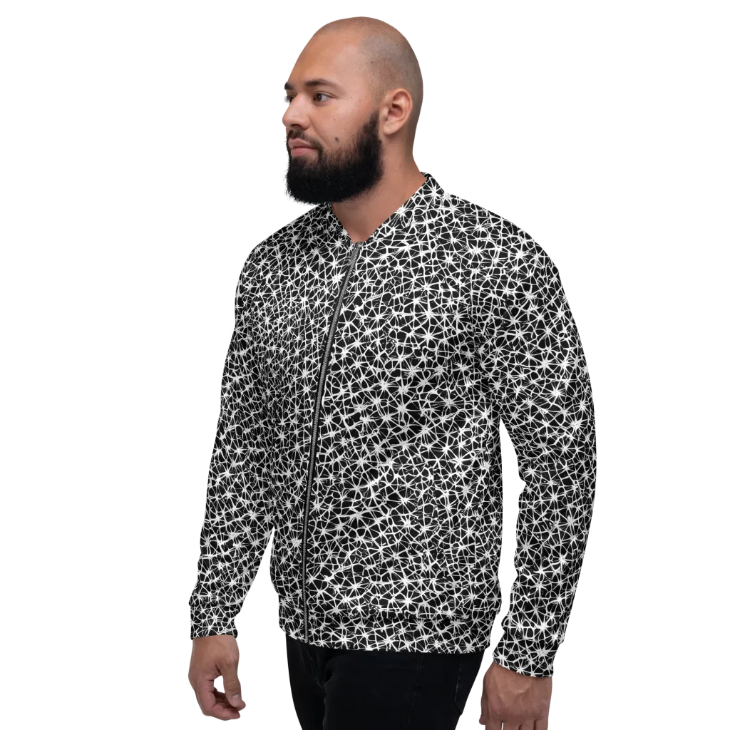 Ink Web on Bomber Jacket — Left