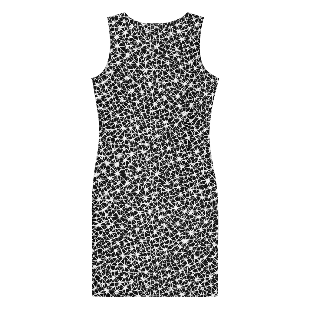 Ink Web on Bodycon Dress — Back