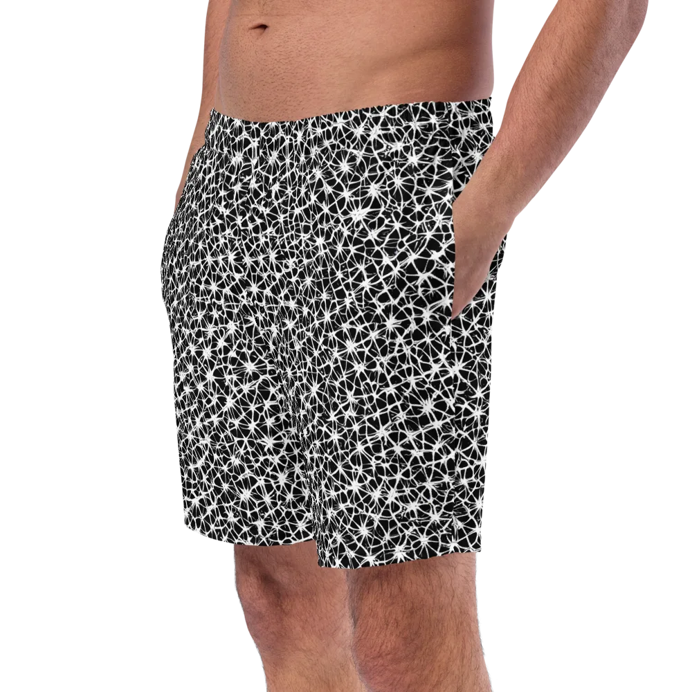 Ink Web on Swim Trunks — Left Front