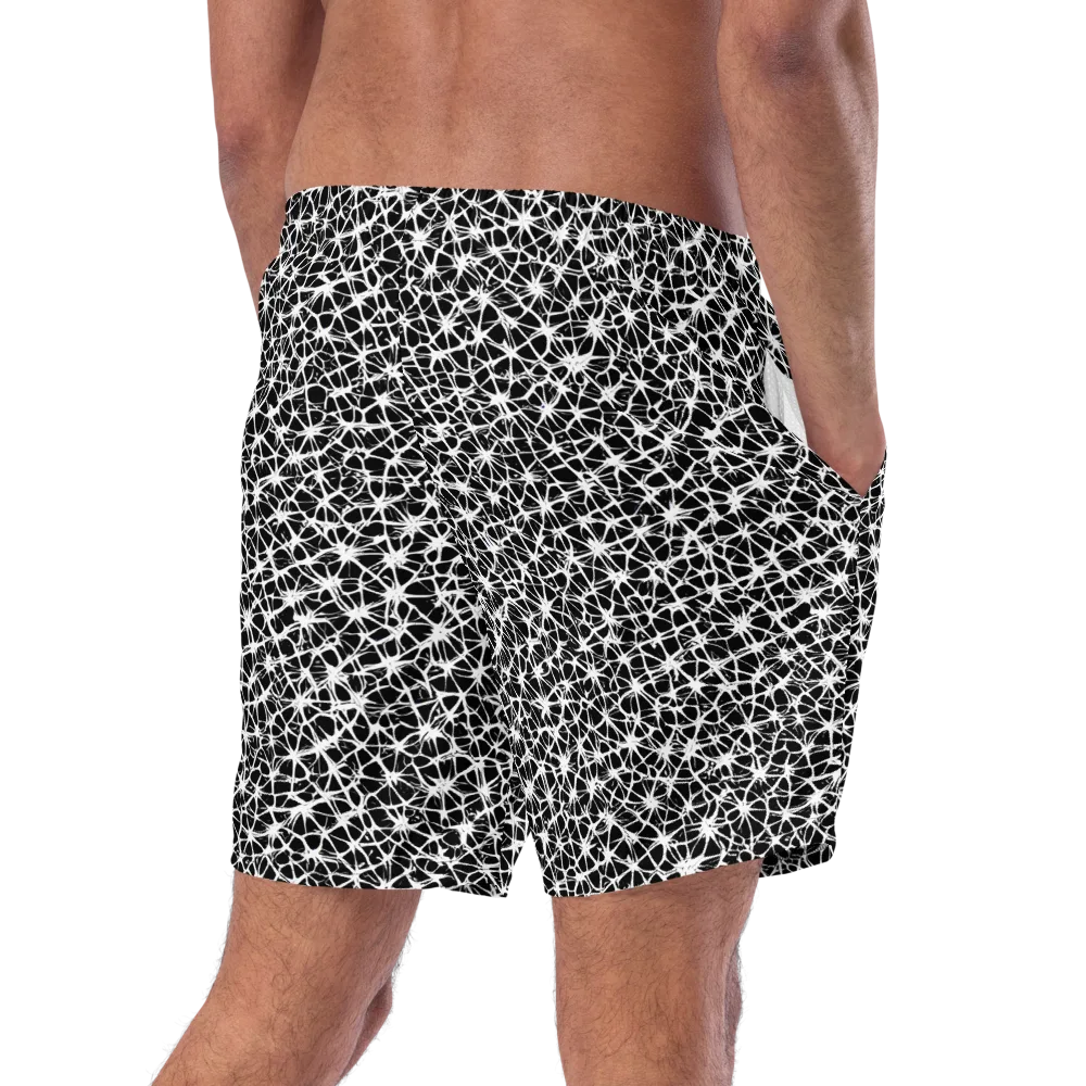 Ink Web on Swim Trunks — Right Back
