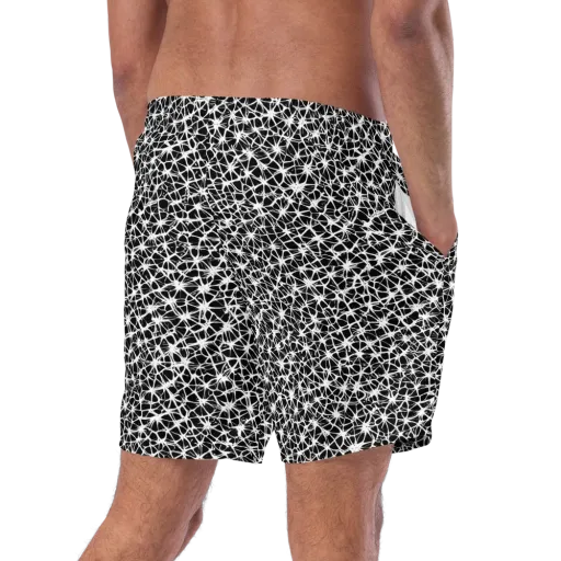 Ink Web on a Swim Trunks