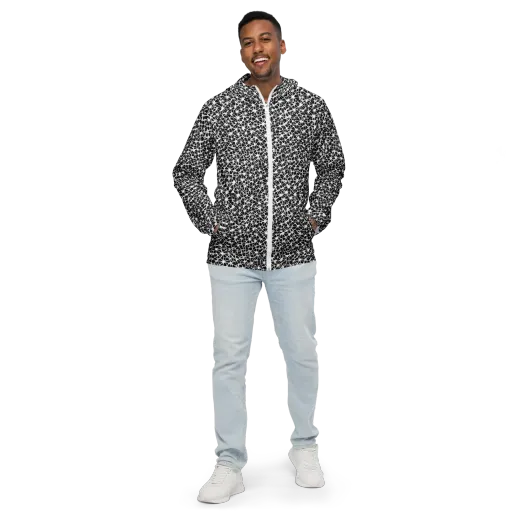 Ink Web on a Men's Windbreaker