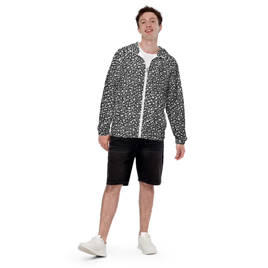 Ink Web on Men's Windbreaker — Front