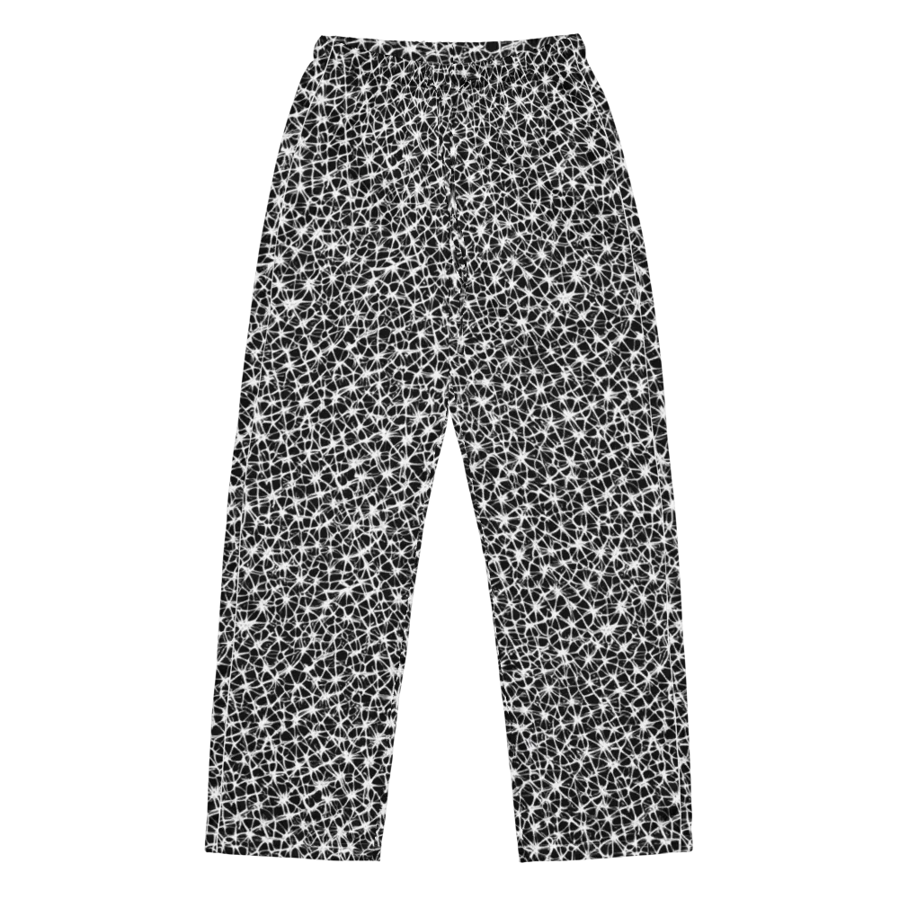 Ink Web on Women's Pajama Pants — Front