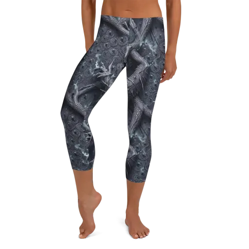 Wyrmwork on a Capri Leggings
